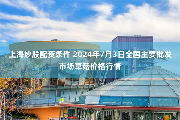 上海炒股配资条件 2024年7月3日全国主要批发市场草菇价格行情