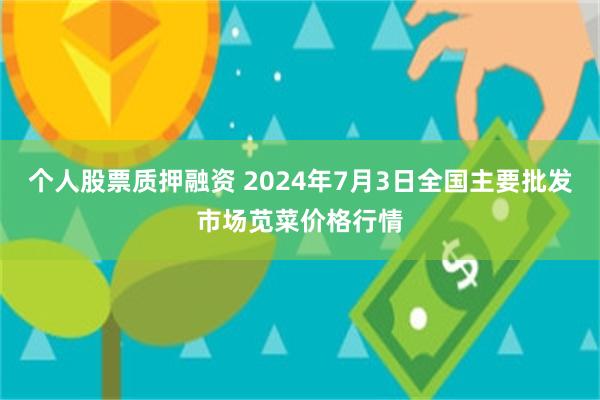 个人股票质押融资 2024年7月3日全国主要批发市场苋菜价格行情