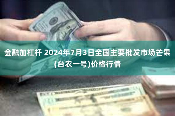 金融加杠杆 2024年7月3日全国主要批发市场芒果(台农一号)价格行情