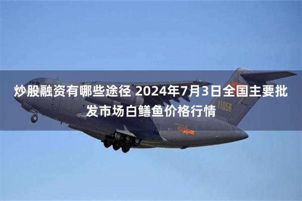 炒股融资有哪些途径 2024年7月3日全国主要批发市场白鳝鱼价格行情