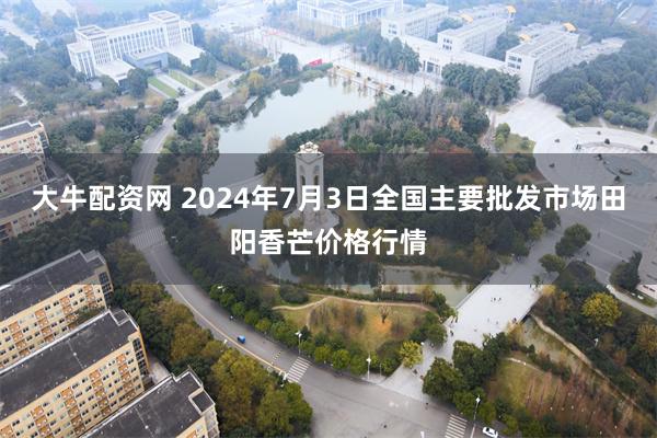 大牛配资网 2024年7月3日全国主要批发市场田阳香芒价格行情