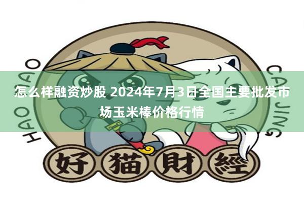 怎么样融资炒股 2024年7月3日全国主要批发市场玉米棒价格行情