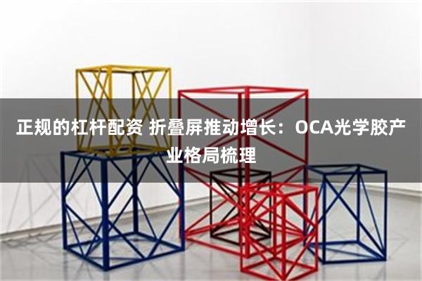 正规的杠杆配资 折叠屏推动增长：OCA光学胶产业格局梳理