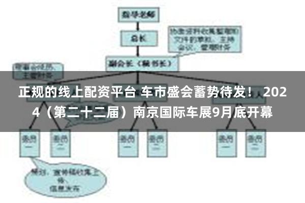 正规的线上配资平台 车市盛会蓄势待发！ 2024（第二十二届）南京国际车展9月底开幕