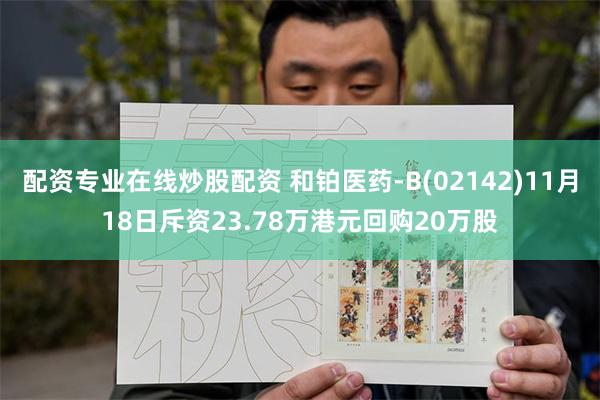 配资专业在线炒股配资 和铂医药-B(02142)11月18日斥资23.78万港元回购20万股