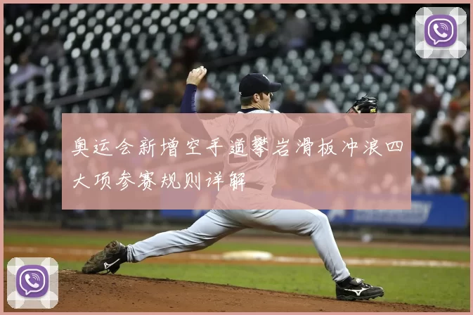 奥运会新增空手道攀岩滑板冲浪四大项参赛规则详解