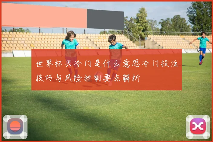 世界杯买冷门是什么意思冷门投注技巧与风险控制要点解析